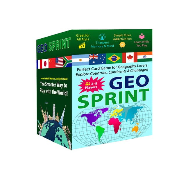GeoSprint - Perfect Card game for Geography Lovers